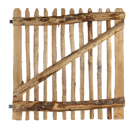 Kastanje poort 120 cm hoog - Afbeelding 2